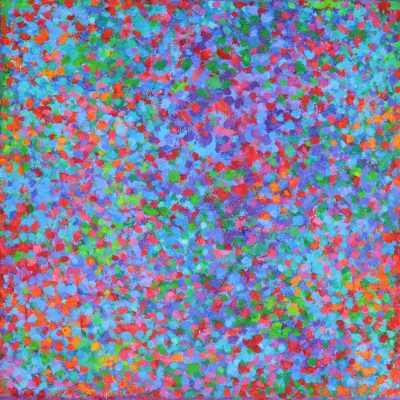 'Clusters 10' 40x40cm acrylic on board