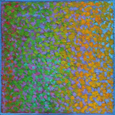 'Diffused Colour Chords (12.2.11.1)' acrylic on board 35x35cm
